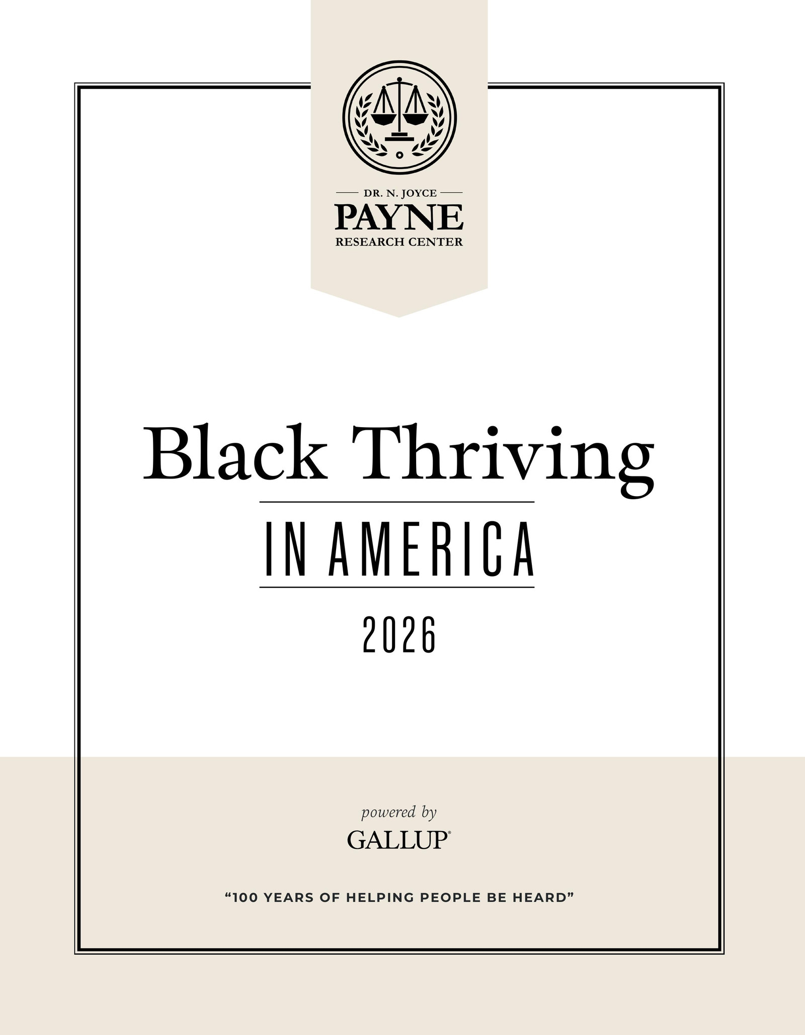Black Thriving 2026 — Cover
